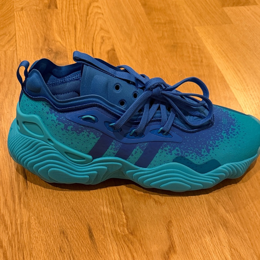 Adidas Men's Teal and Blue Athletic Shoes